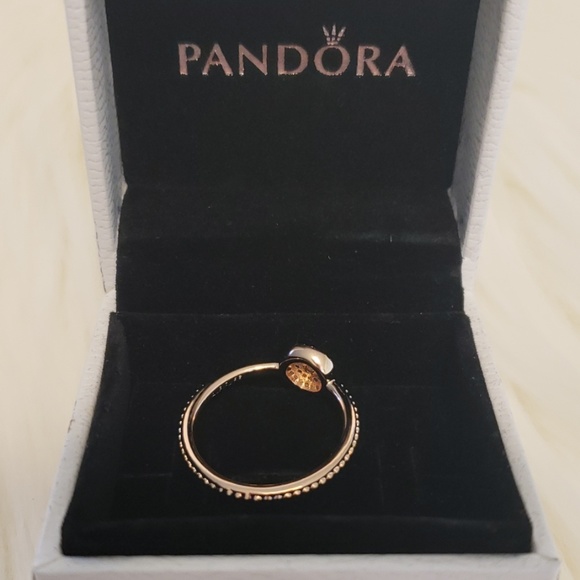 Pandora Radiant Elegance Ring in Rose Gold - Picture 4 of 8